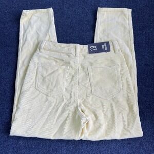 BDG Urban Outfitters Pants Womens 28 Yellow Corduroy Mom High-Rise Tapered Leg